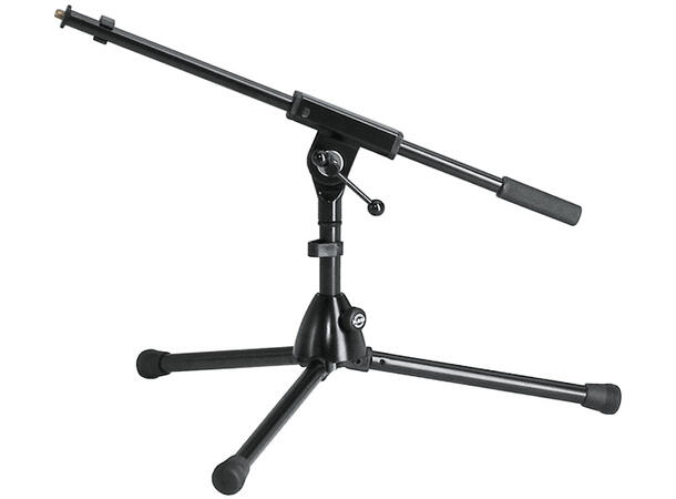 K&M 259 Lavt Mikrofonstativ med tripod Sort