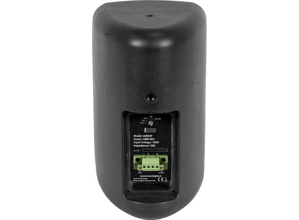 PROAUDIO AIR04T Passiv høyttaler 4" + 1" Sort. 100V/50W. IP46