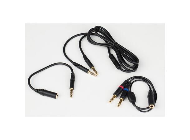 JB SYSTEMS HEADZ White hodetelefon Med link ut
