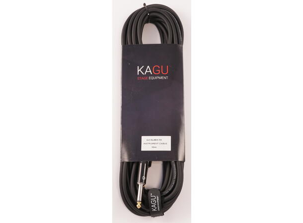 KAGU GCNJBK10 Instrumentkabel, 10m jack-jack