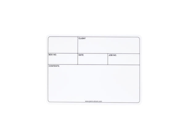 KAGU Tourlabel, selvklebende. Medium 177x127mm