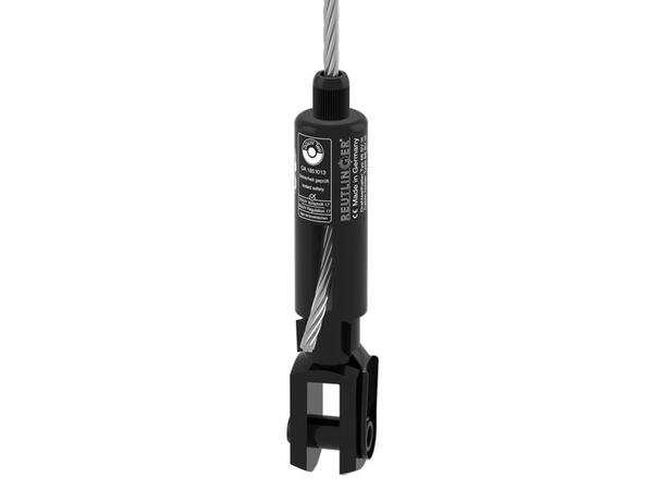 REUTLINGER 66 SV III med gaffel, lang For 5mm, 6mm og 6,35mm wire. Sort