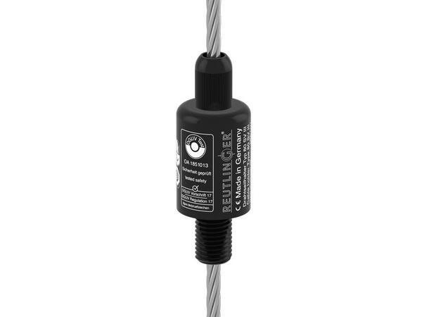 REUTLINGER 80 SV III med M20 han For 6mm, 6,35mm og 8mm wire. Sort