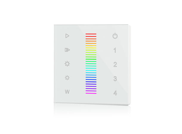 SBL LED kontroller 2,4GHz. RGBW Driver og 2,4GHz remote i ett