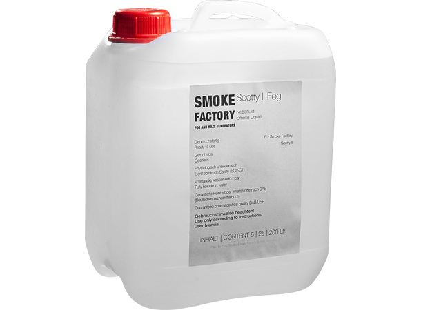 SMOKE FACTORY Scotty II Fog Røykvæske 5 liter, spesialvæske for Scotty II