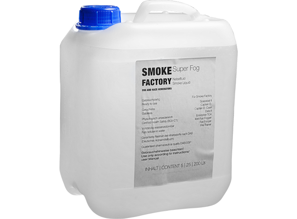 SMOKE FACTORY Super Fog Røykvæske 5 liter, long lasting
