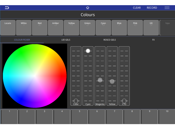CHAMSYS Quick Q 10 lyskontroller 1. univers, WiFi. Inkludert cover/lampe