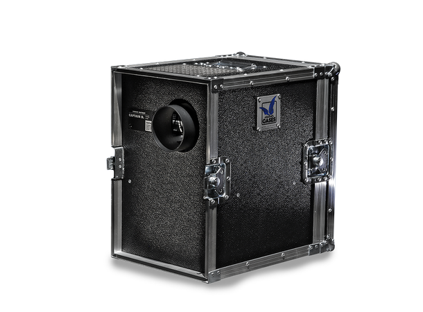 SMOKE FACTORY Captain D. Røykmaskin inkl. Amptown flightcase, DMX