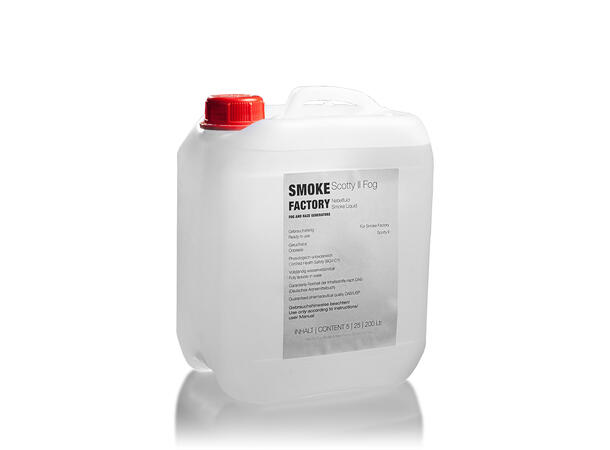 SMOKE FACTORY Scotty II Fog Røykvæske 25 liter, spesialvæske for Scotty II