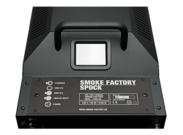SMOKE FACTORY Spock Røykmaskin 3100W, støysvak