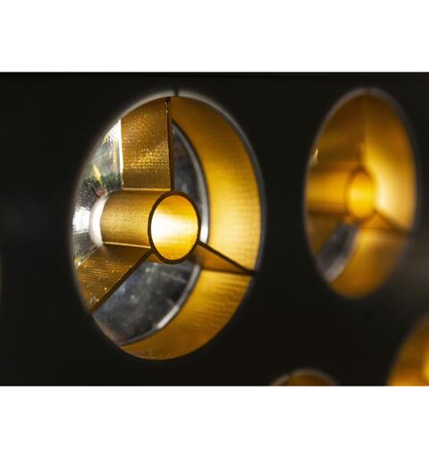 BRITEQ Dekor-ringer for BT-NONABEAM 9 stk, gullfarget