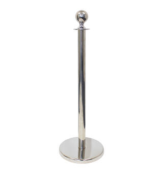 ELUMEN8 Stolpe for VIP inngjerding chrome, 95cm