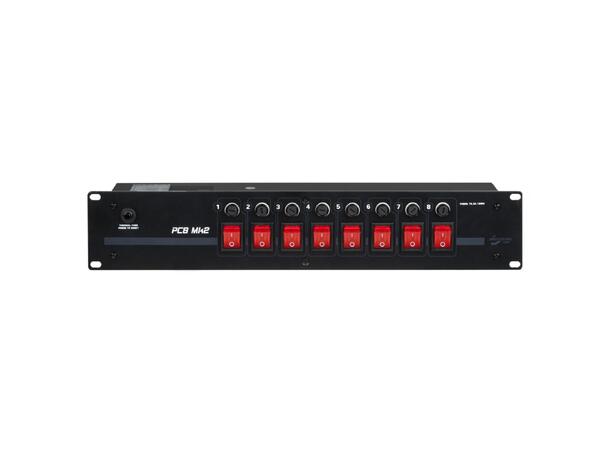JB SYSTEMS PC-8 Bryterpanel 8 x Schuko ut