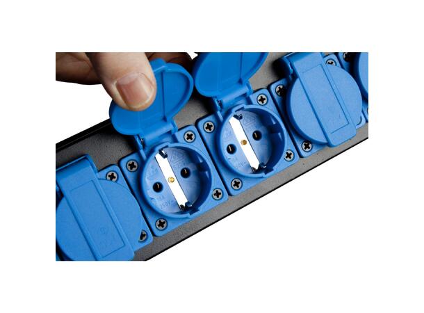 JB SYSTEMS PC-8 Bryterpanel 8 x Schuko ut