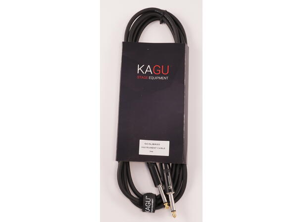 KAGU GCNJBK03 Instrumentkabel, 3m jack-jack