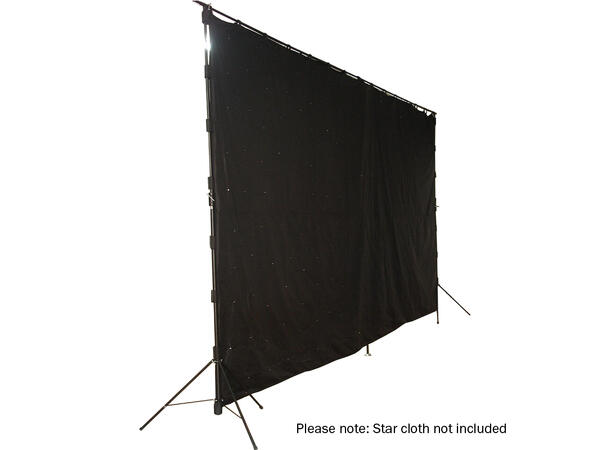 LEDJ stativpakke for 6 x 3 meter teppe Passer STAR07 og STAR12 m.fl