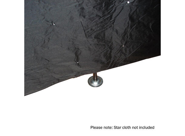 LEDJ stativpakke for 6 x 3 meter teppe Passer STAR07 og STAR12 m.fl