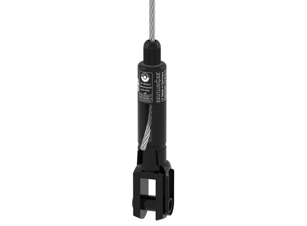 REUTLINGER 50 SV III med gaffel, lang For 4mm-5mm wire. Sort
