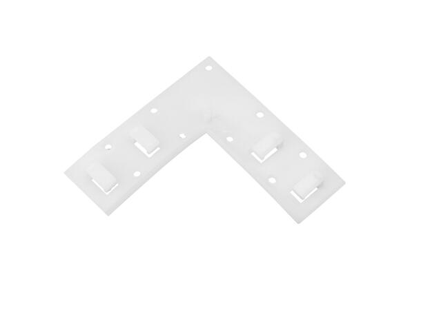 SBL Hjørnebrakett for 230V LED strip 10 stk.