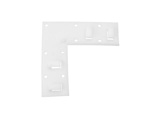 SBL Hjørnebrakett for 230V LED strip 10 stk.
