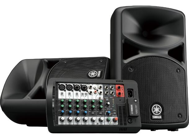 Yamaha Stagepas 400BT Mobilt lydanlegg 200W+200W power output. BlueTooth