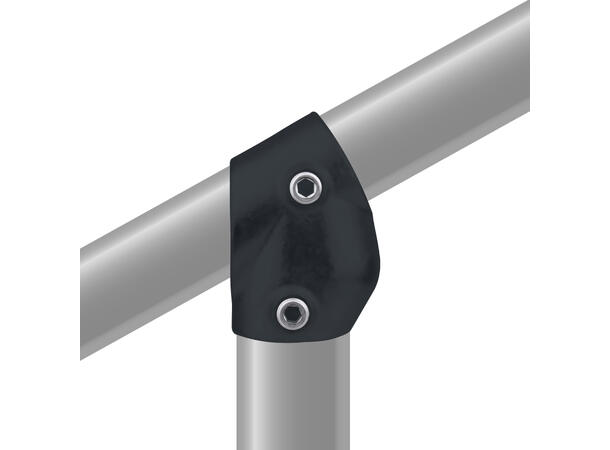 KUPO KPC-129B rør clamp justerbar kort T Ø48mmrørklemme.TUV.Sortmatt.