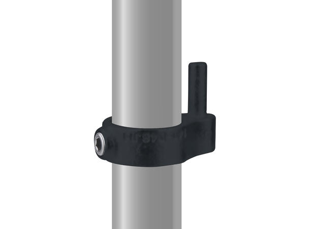 KUPO KPC-140B gate hinge Ø48mmrørklemme.TUV.Sortmatt.