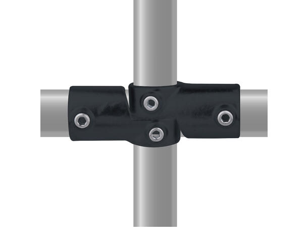 KUPO KPC-148B short T-swivels Ø48mmrørklemme.TUV.Sortmatt.