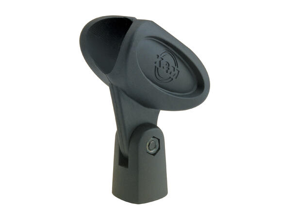 K&M 85050 Mikrofonholder 22-28 mm. Sort.