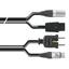 PROAUDIO TOUR66450 Kombikabel XLRm-XLRf + Schuko/EUR, Sort