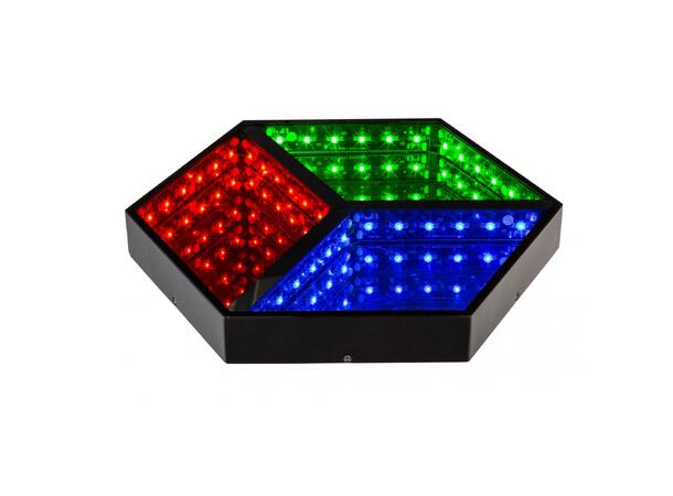 BRITEQ Hexagon RGB 3D Speileffekt 9 DMX-kanaler