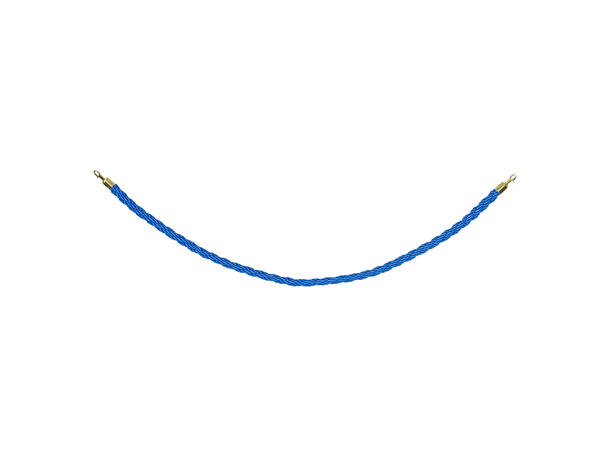 ELUMEN8 Tvunnet rep, blå Gull endekappe, 1,5 meter
