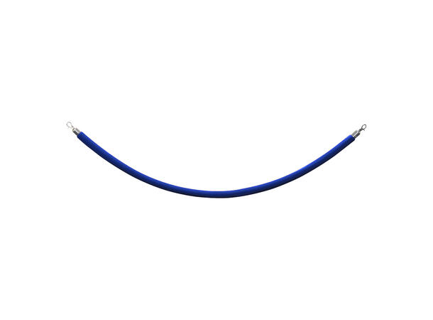 ELUMEN8 Velour rep, blå Krom endekappe, 1,5 meter