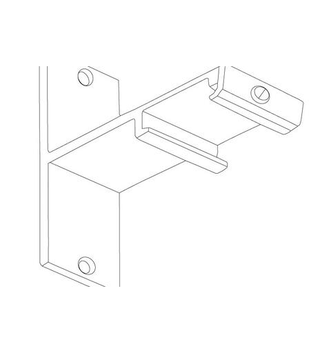 KAGU Pro-Track veggfeste. Hvit Veggbrakett for Pro-Track