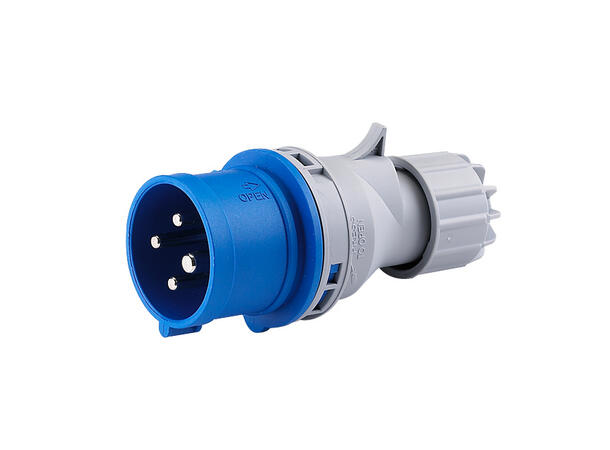 KAGU Skjøtekontakt 16A 3Pol+Jord 230V 9H IP44. 316-9 HTN014-9