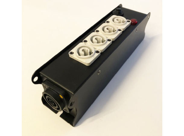 KAGU TPB-002-TRPC Strømdistribusjon 1 x TR1 inn, 4 x Powercon ut