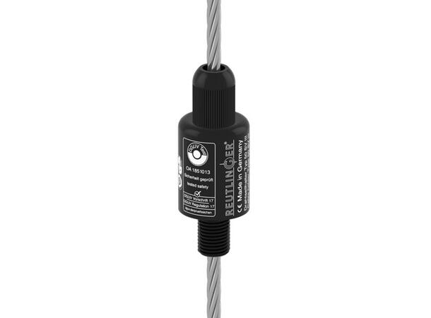 REUTLINGER 50 SV III med M12 han For 4mm-5mm wire. Sort