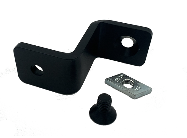 FlexRail takbrakett Sort for usentrisk oppheng