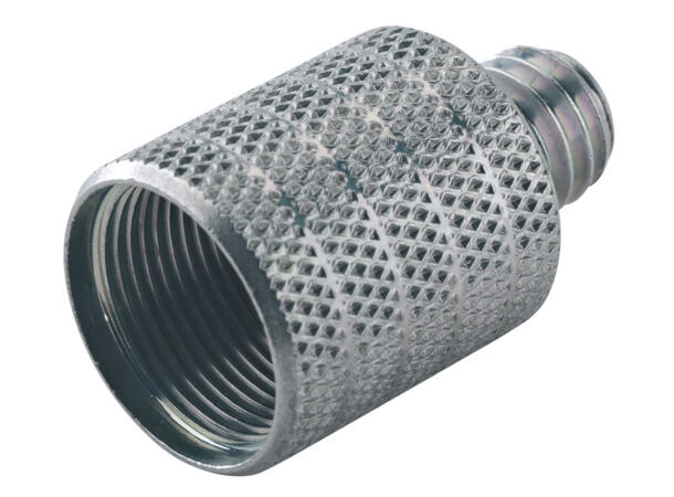 K&M 216 Gjengeadapter 5/8" 27 gauge female thread, 3/8" male