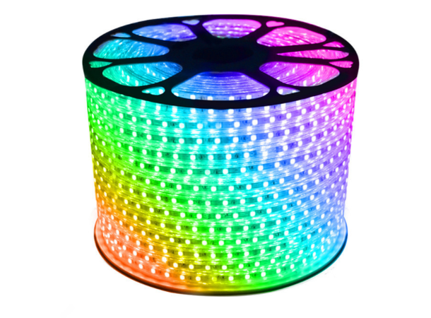 SBL LED RGB led strip, 230VAC 100 m. Utendørs IP65,NB! Uten driver, §S