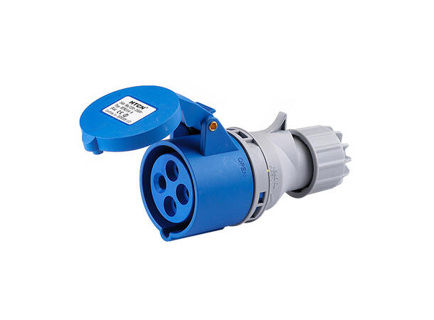 KAGU Skjøtekontakt 32A 3Pol+Jord 230V 9H IP44. 332-9 HTN224-9