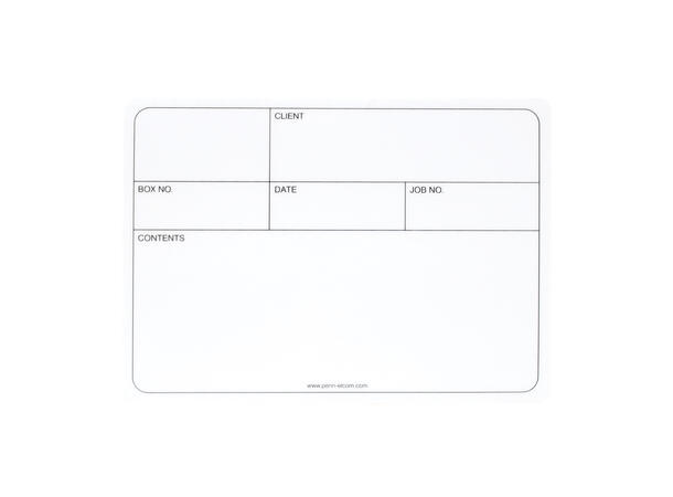 KAGU Tourlabel, selvklebende. Large 210x150mm