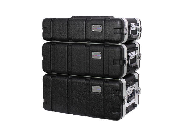 PROTEX Flightcase inv. dybde 340mm. 3U ABS plast