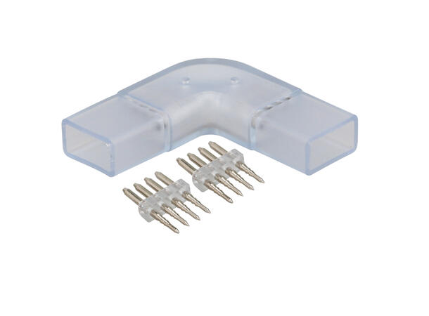SBL hjørneskjøt 230V LED strip For 10mm PCB, RGB. (4 pin) 5 stk.