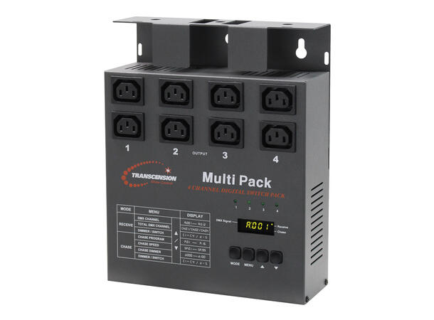 TRANSCENSION Multi Pack Dimmer 4 kanaler, 4x5A
