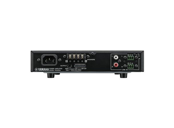 Yamaha PA2030a Effektforsterker 100V/30W Kan benyttes lavohmig eller høyohmig