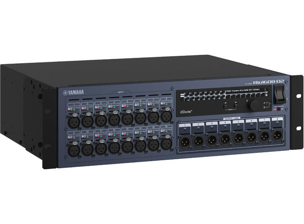 Yamaha RIO1608-D2 I/O Rack I/O Rack. 16 analog in, 8 analog out