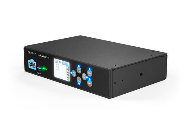 ENTTEC S-PLAY SP1 Smart Player DMX recorder m/RS-232. Ethernet m/PoE