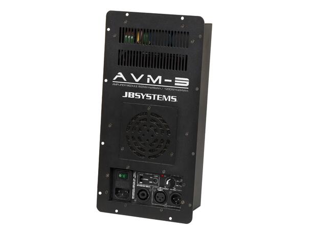 JB systems forsterkermodul 1200W/4Ohm Class-D. For subbass høyttalere