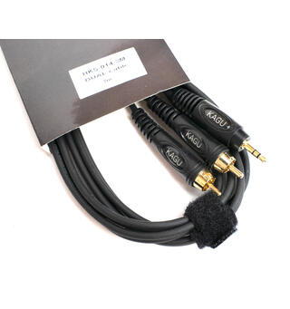 KAGU 3,5mm minijack til 2 X RCA